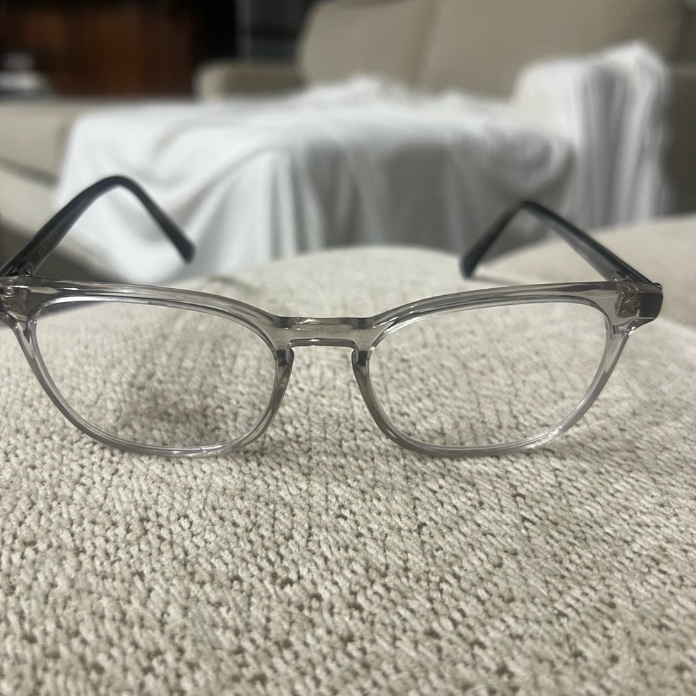 Seraphine  Gray Clear Eyewear Frame handmade in Japan - Picture 4 of 16